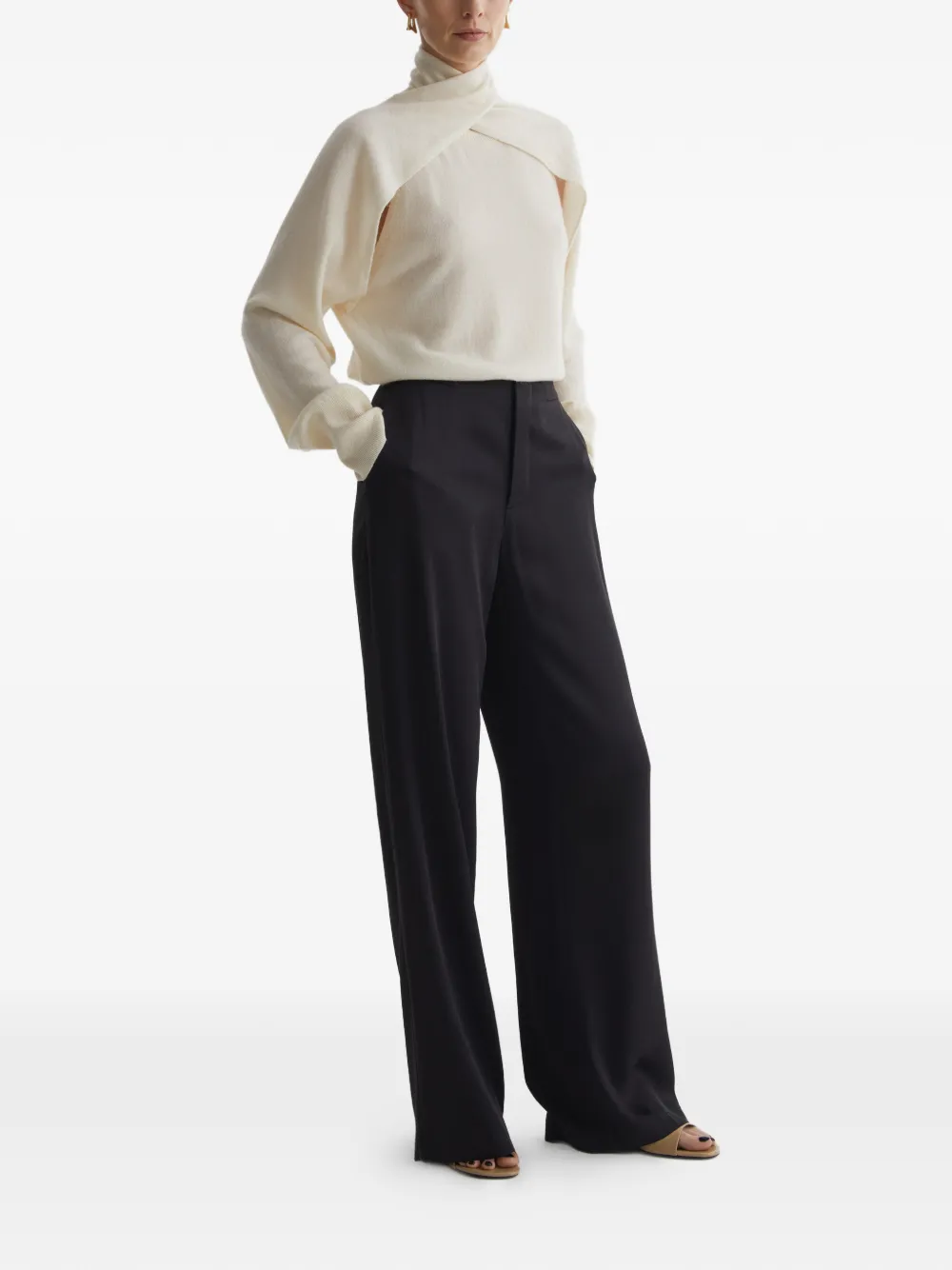 AERON Straight broek - Zwart