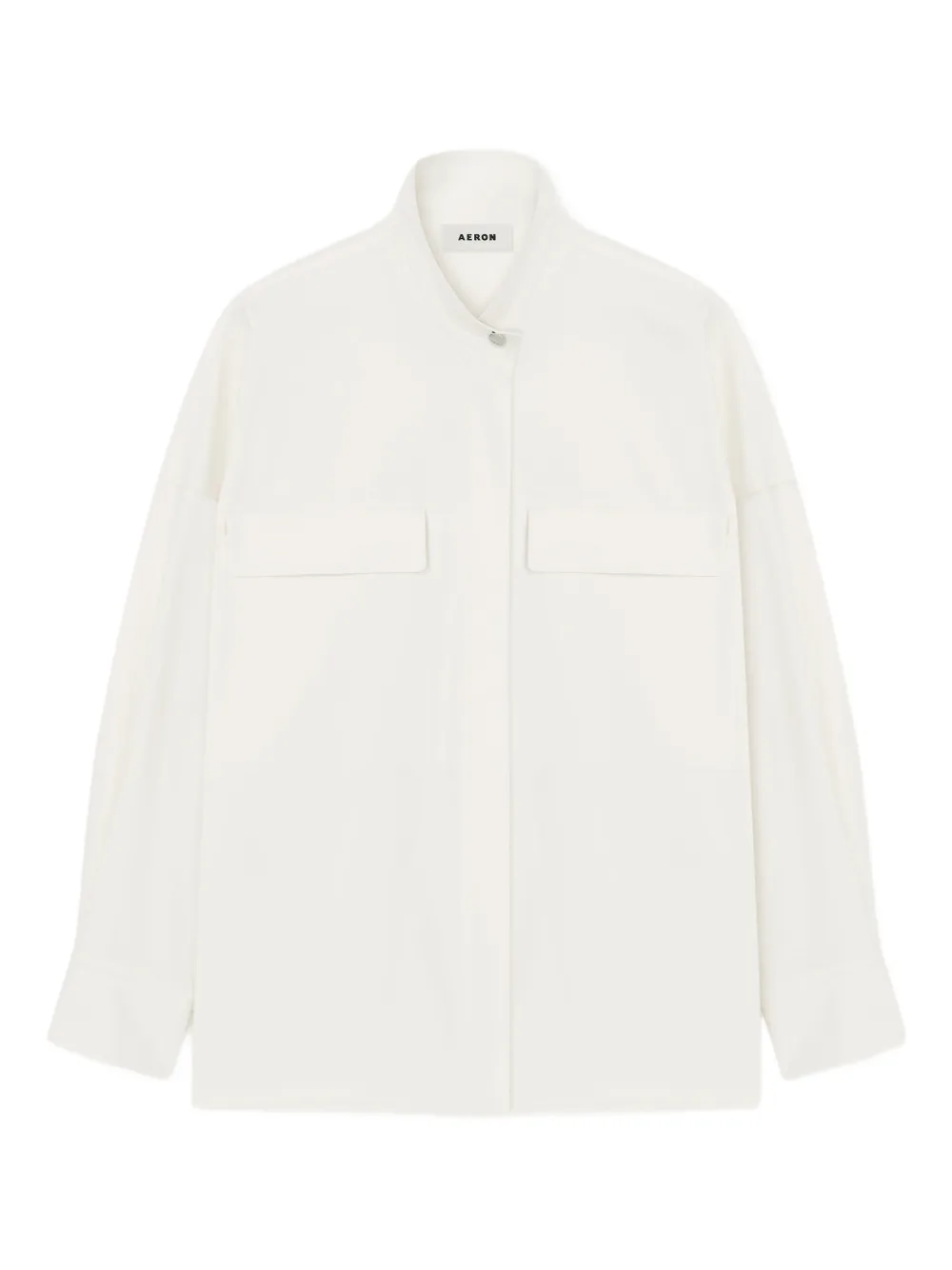 AERON Whisk chest-pockets top - Nude