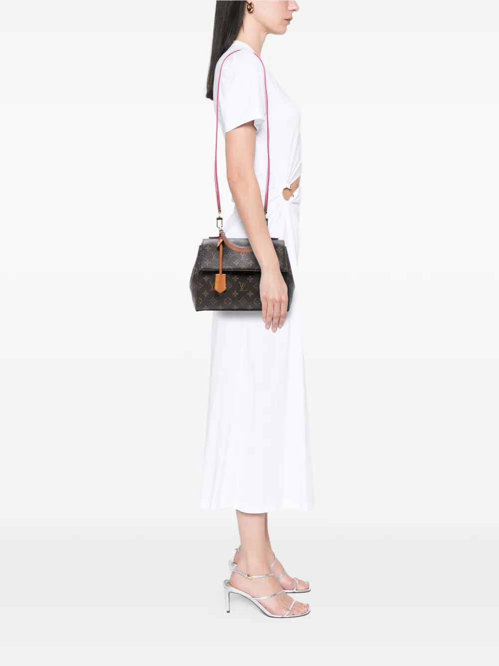 Louis Vuitton Pre-Owned 2019 Monogram Cluny BB satchel | Pre-Owned | Image 2