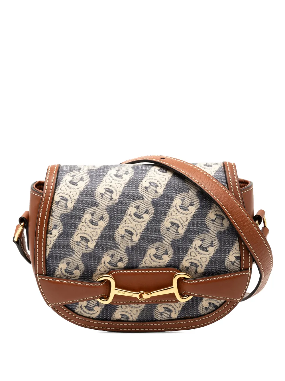 Celine Pre-Owned petit sac à bandoulière Maillon Triomphe (2021-2025) | bleu | Image 1