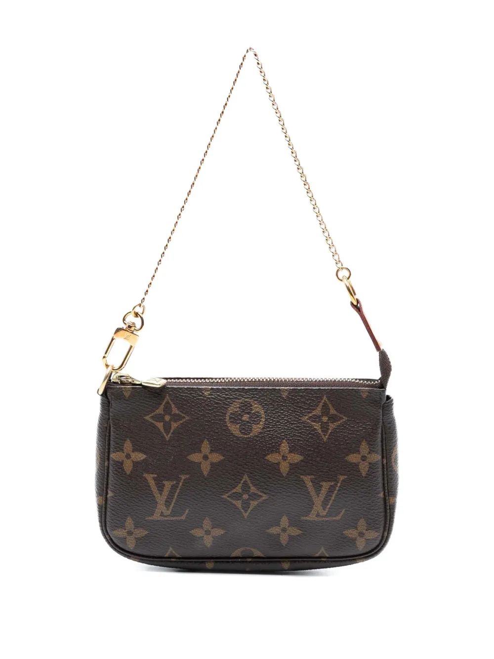 Louis Vuitton Pre-Owned 2020 Monogram Mini Pochette Accessoires handbag | Brown | Image 1