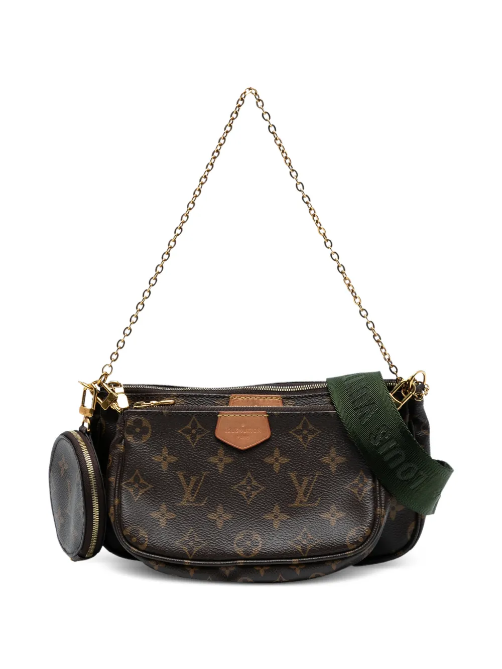 Louis Vuitton Pre-Owned 2020 Monogram Multi Pochette Accessoires satchel - Marrone