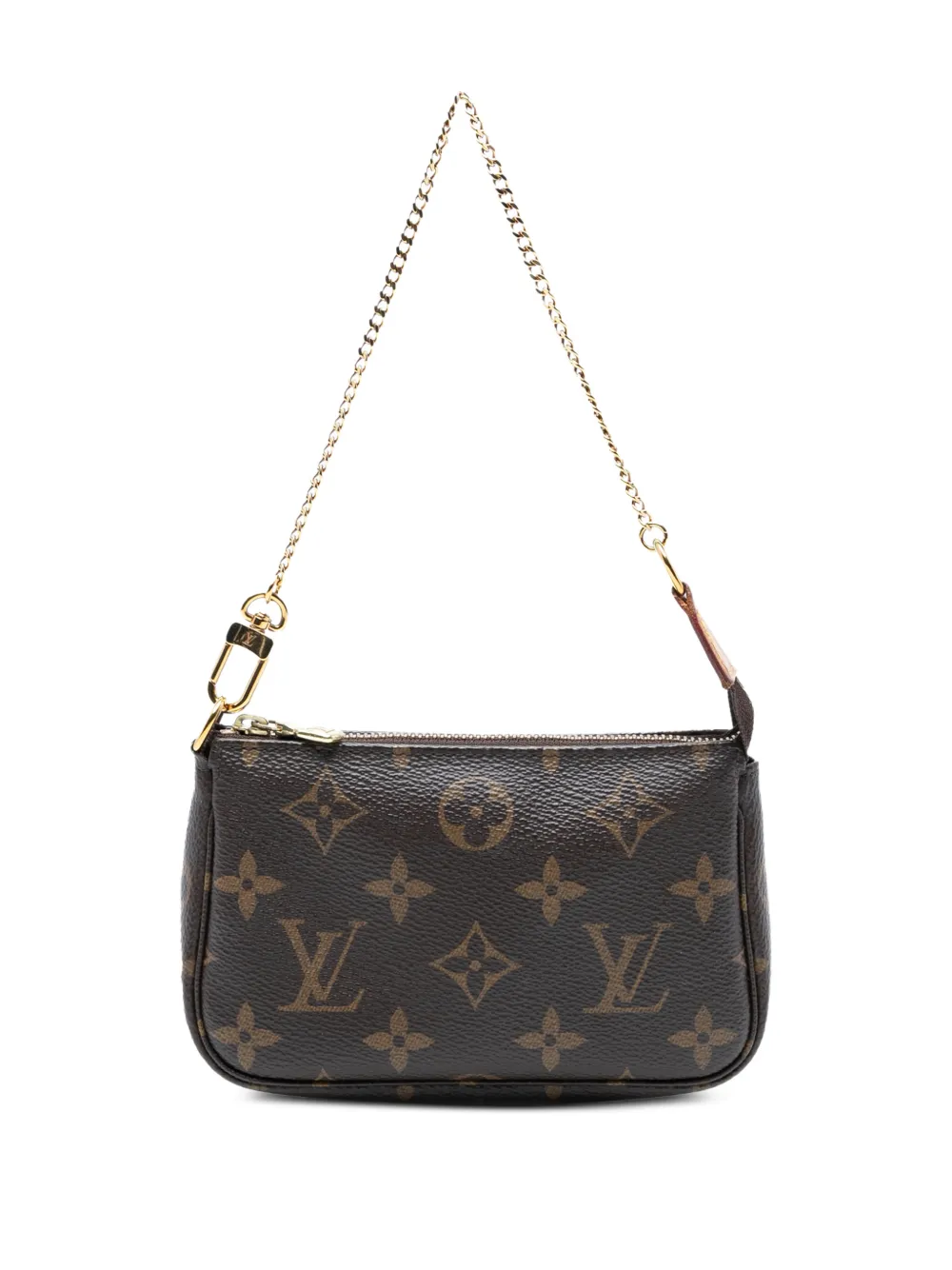 Louis Vuitton Pre-Owned 2020 Monogram Mini Pochette Accessoires handbag | Brown | Image 1
