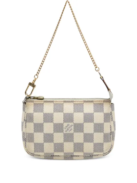 Louis Vuitton Pre-Owned pre-owned Damier Azur mini Pochette Accessoires håndtaske fra 2006