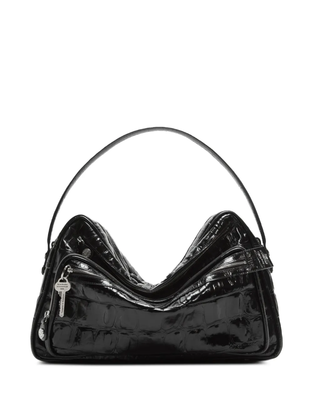 Acne Studios Bolsa Camero Camera com zíper | Preto | Image 1