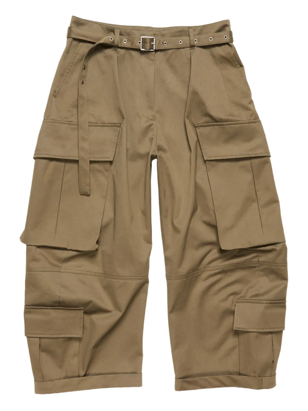 Acne Studios cargo belted trousers - Marrone