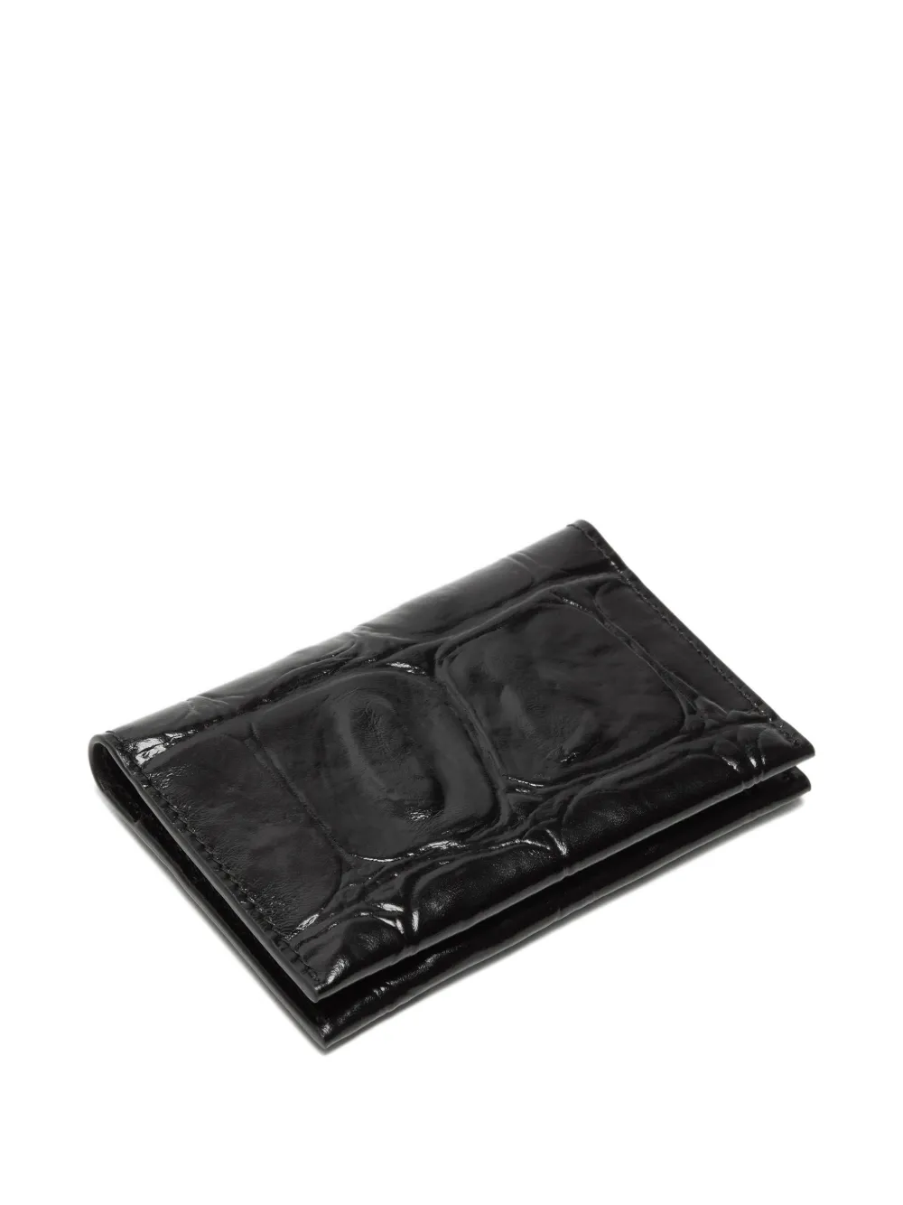 Acne Studios Leren portemonnee Zwart
