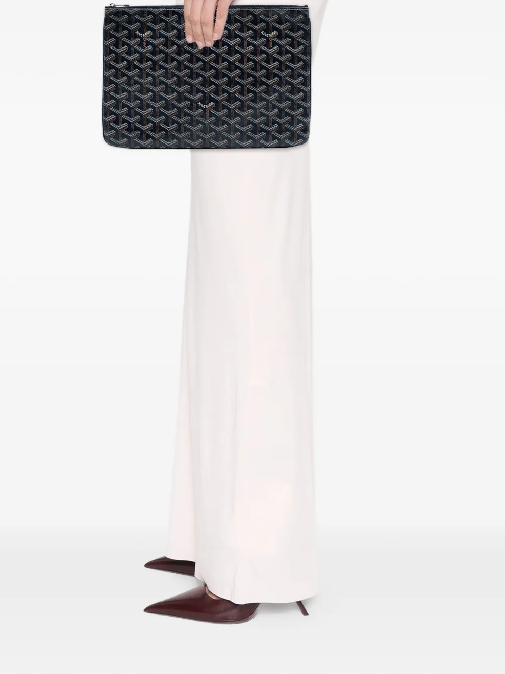 GOYARD Pre-owned 2017 Ine Senat Mm Clutch Bag In Blue