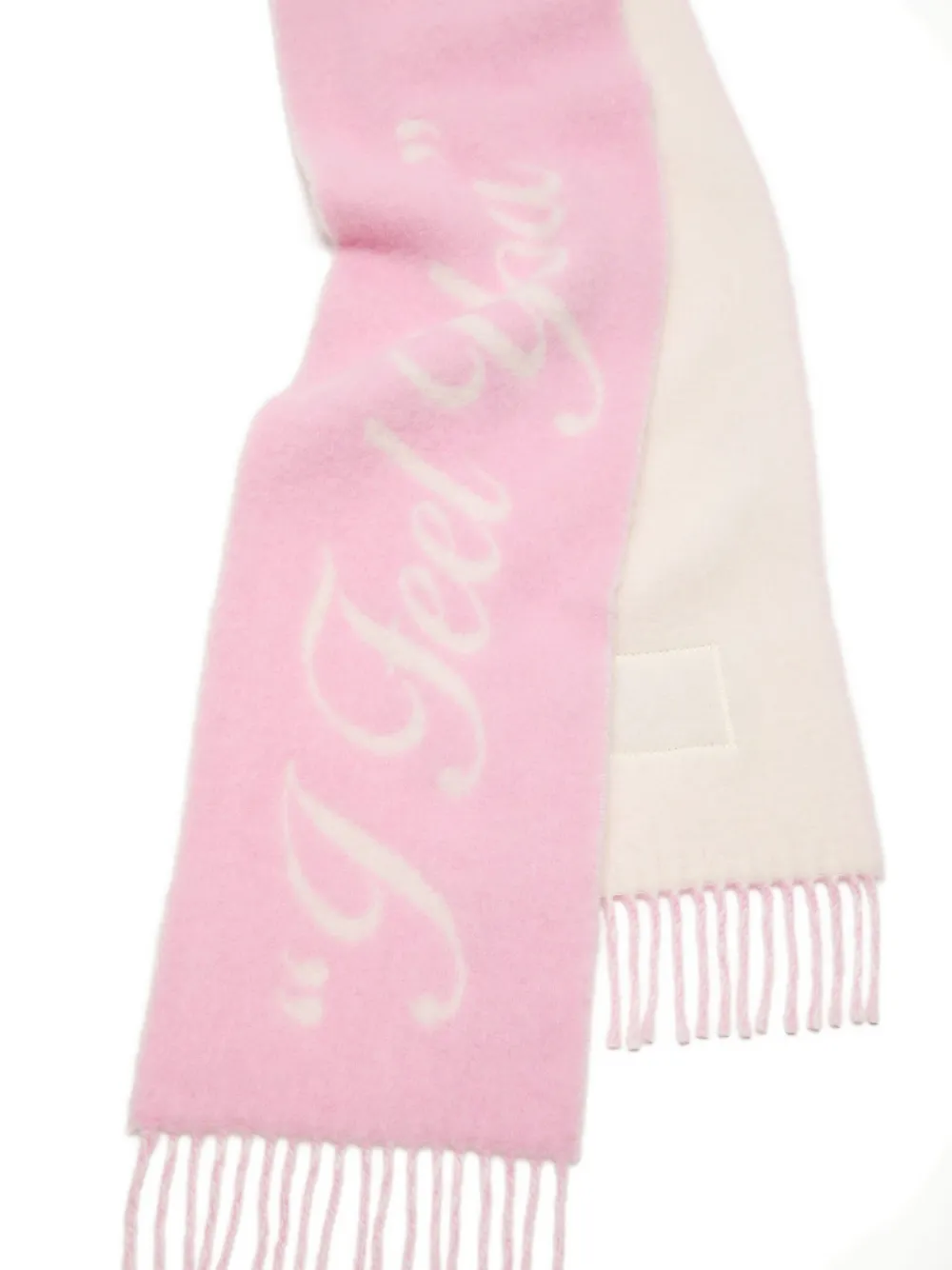  Acne Studios Fringed Scarf - Pink 