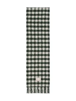 Acne Studios チェック マフラー | パープル | FARFETCH JP
