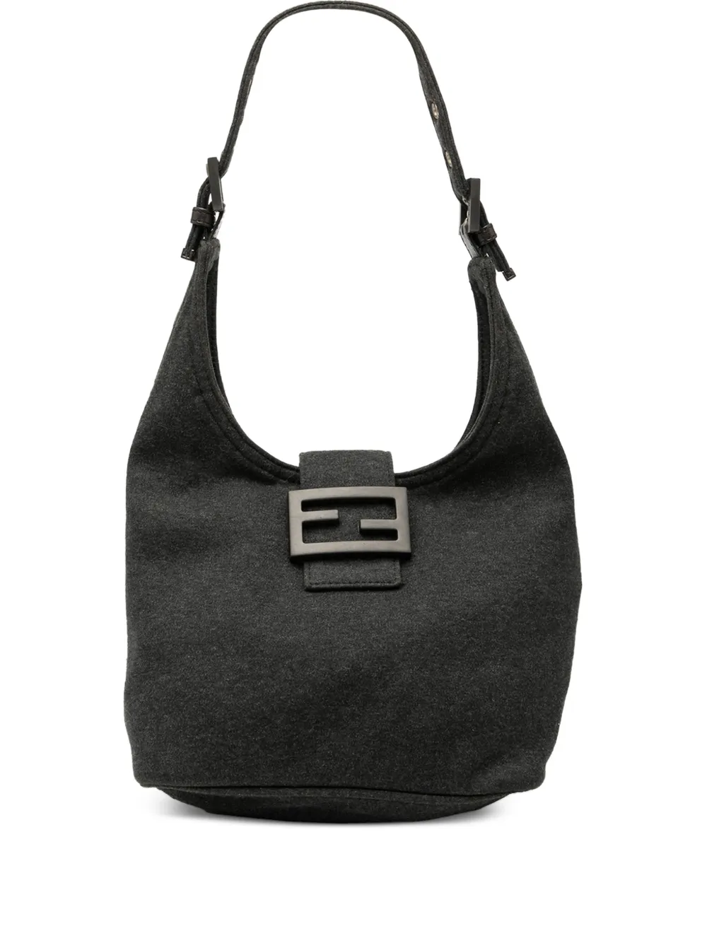 Fendi Pre-Owned 2000-2010 Cotton shoulder bag | Grey | Image 1