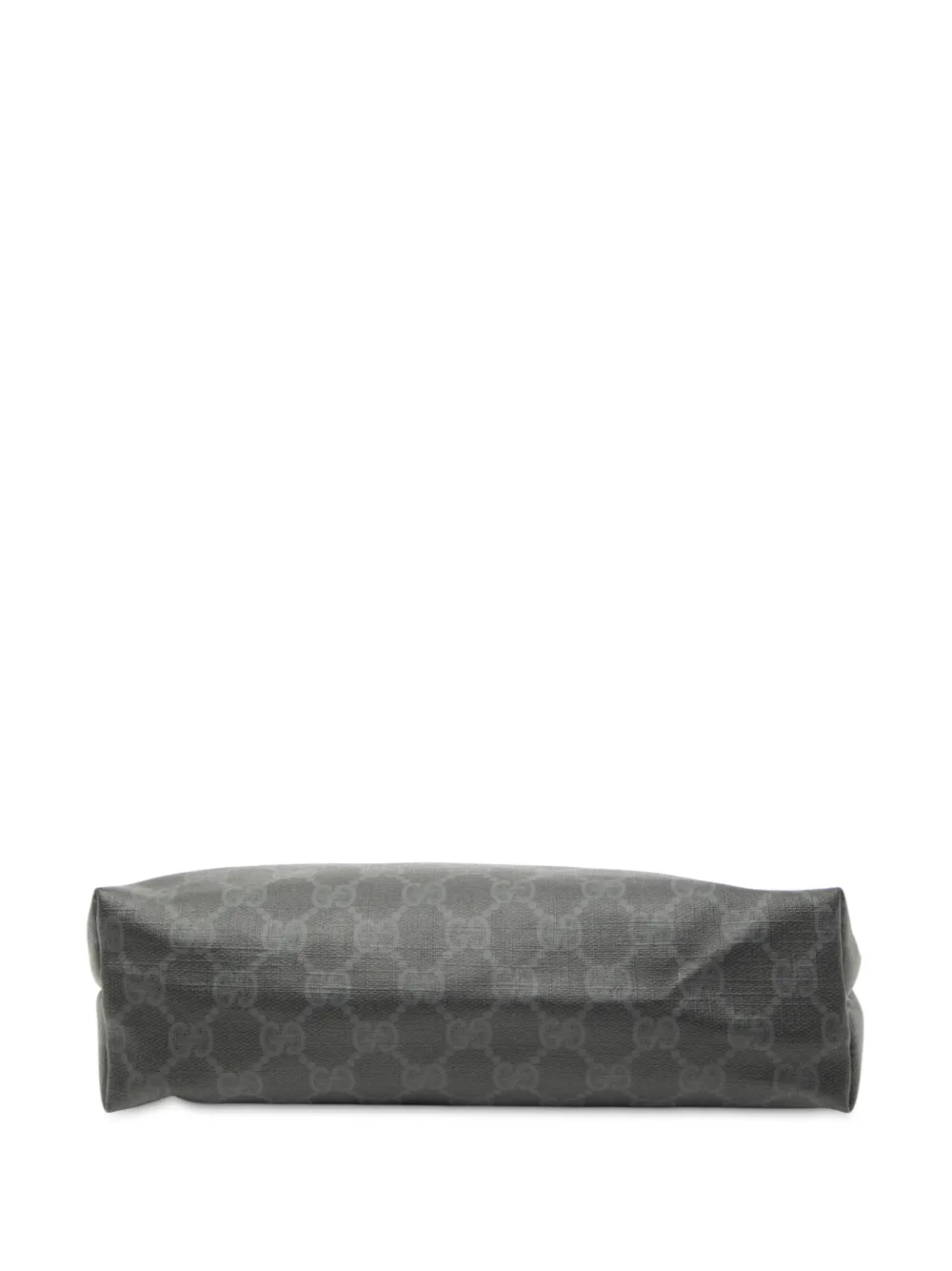 Pre-owned Gucci 20th Century Gg Supreme Pouch In Black