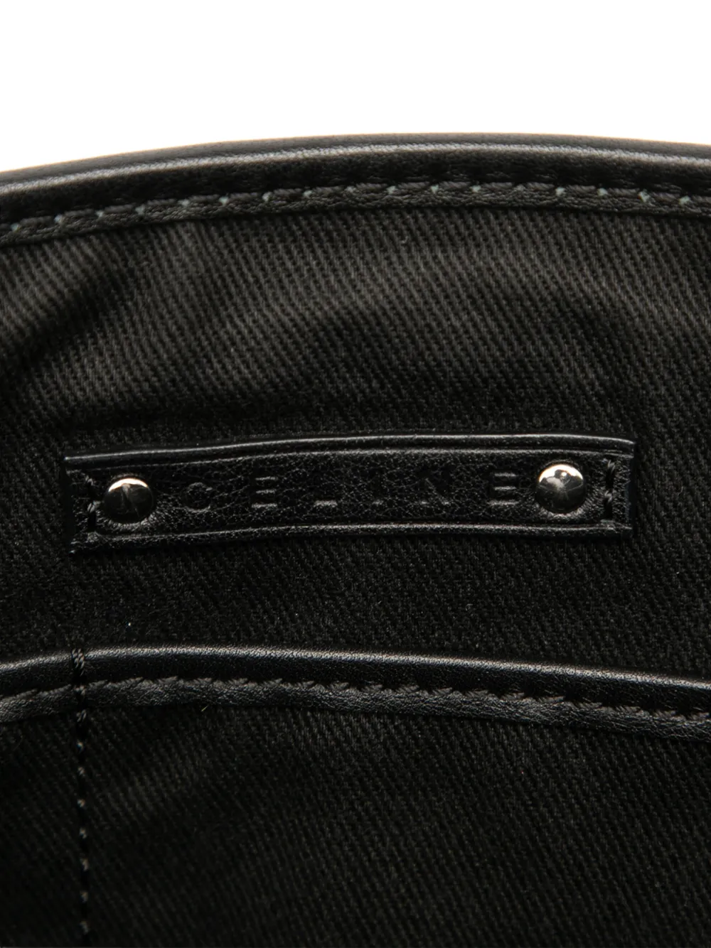 CELINE Pre-owned 2000 C Macadam Suede Boogie Handbag In Black