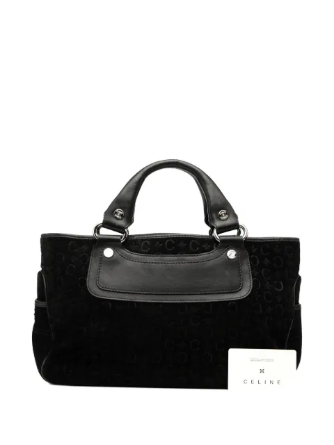 Celine Pre-Owned bolsa de mano Boogie de gamuza con C Macadam 2000