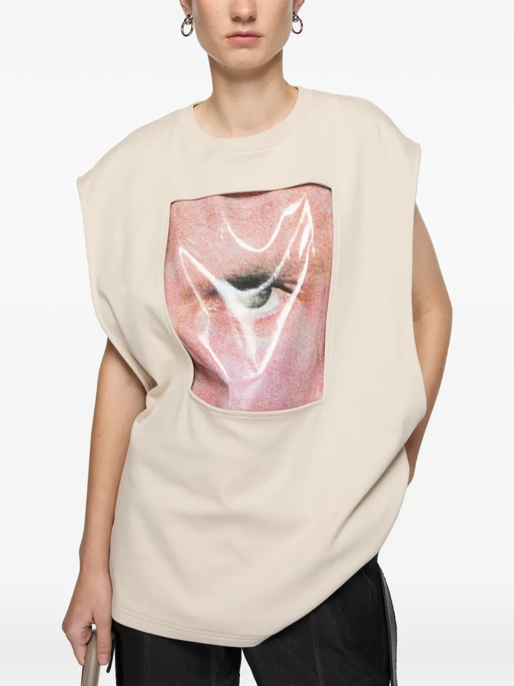 Acne Studios T-shirt logo - Toni neutri