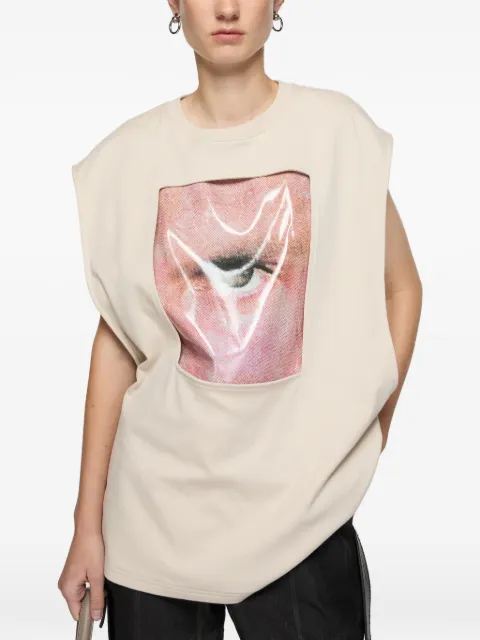 Acne Studios Top mit Logo-Print
