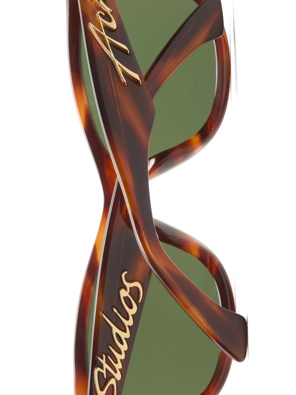 Acne Studios Square-frame Sunglasses In Brown