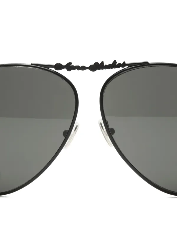 Acne Studios パイロット サングラス | ブラック | FARFETCH JP