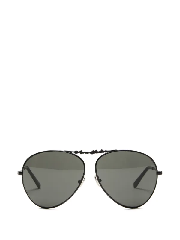 Acne Studios パイロット サングラス | ブラック | FARFETCH JP