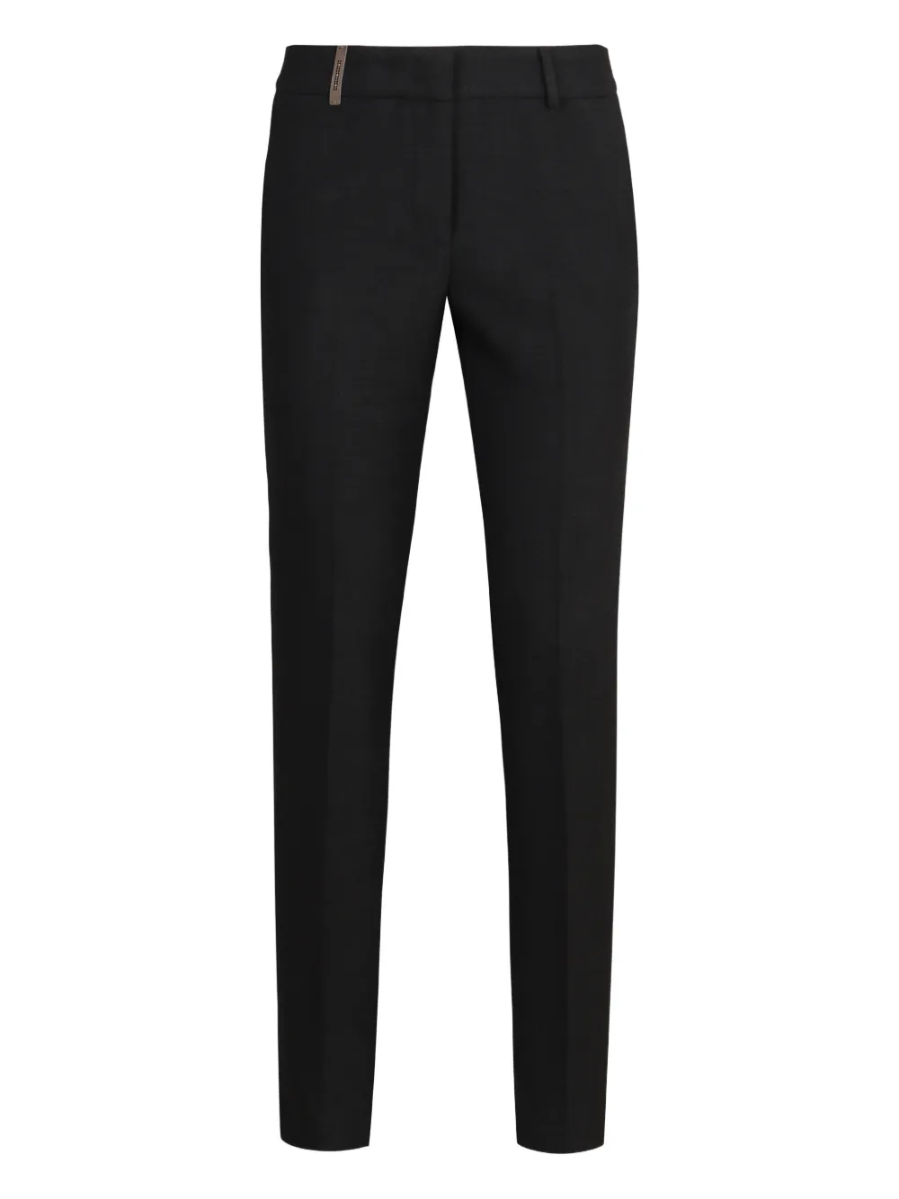 Peserico belt-loops trousers | Black | Image 1