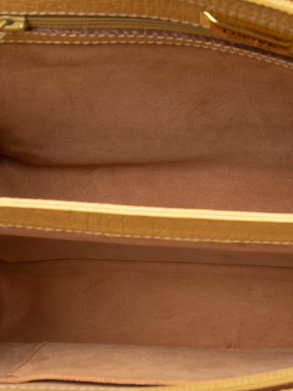 LOEWE Pre-owned 2000-2025 Leather Tote Bag In Yellow