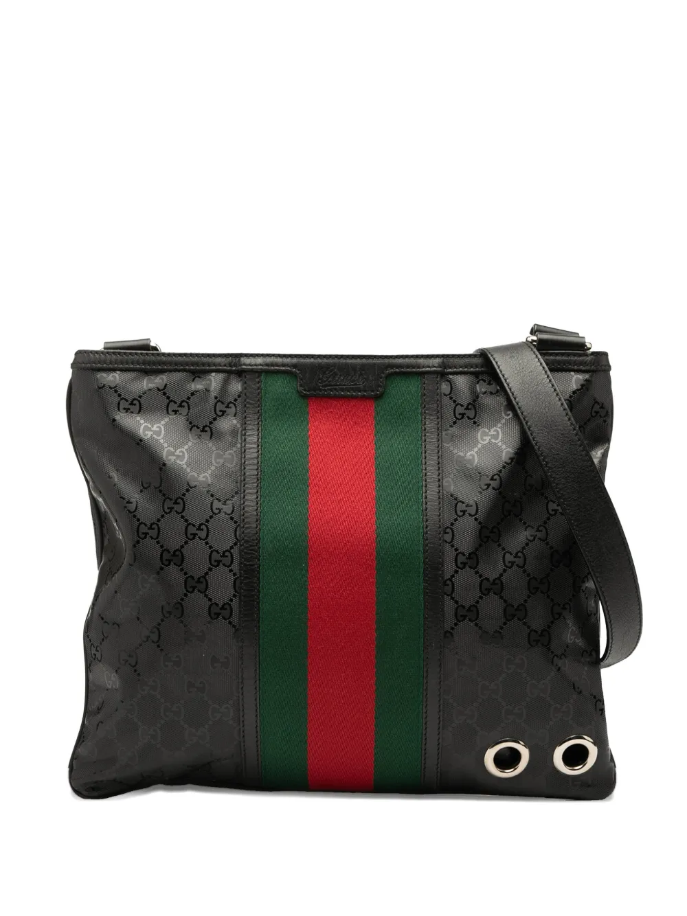 Gucci Pre-Owned 2000-2015 GG Imprime Web crossbody bag | Black | Image 1