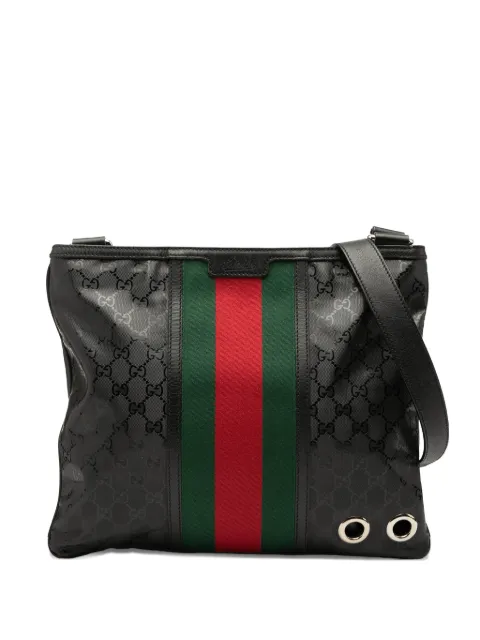 Gucci Pre-Owned 2000-2015 GG Imprime Web crossbody bag