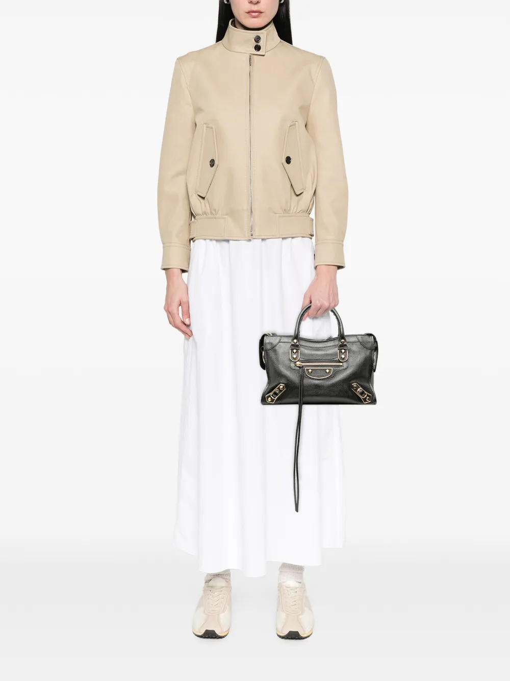 Balenciaga Pre-Owned 2017 Small Chevre Motocross Classic Metallic Edge City satchel | Pre-Owned | Image 2