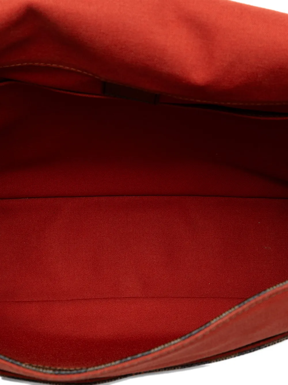 Pre-owned Louis Vuitton 2004 Damier Ebene Bastille Crossbody Bag In Brown