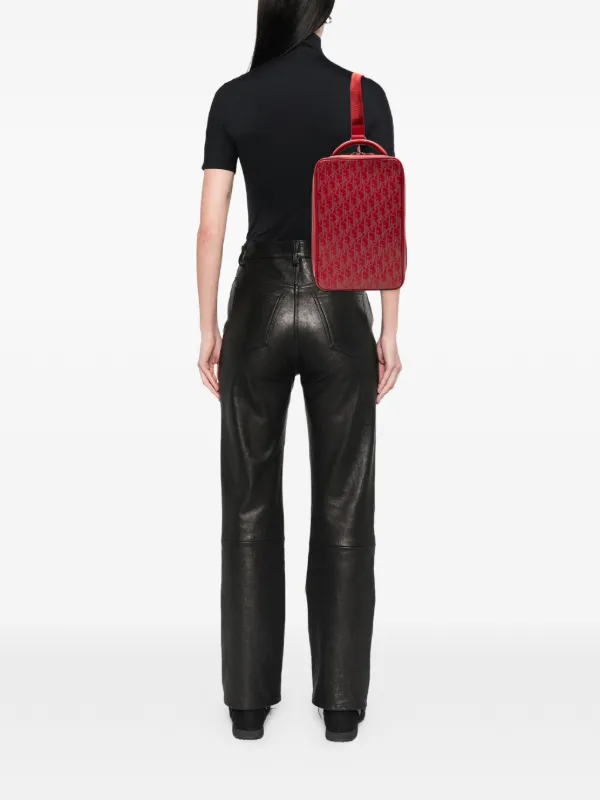 Christian Dior Pre-Owned 2021 Oblique Perforated Calfskin Galaxy