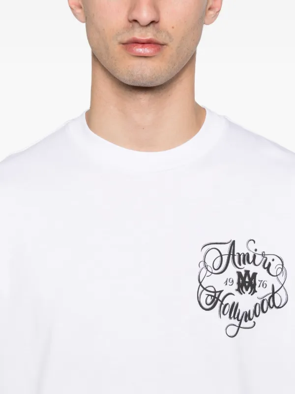 AMIRI Camiseta Hollywood De Algodão | Branco | FARFETCH BR