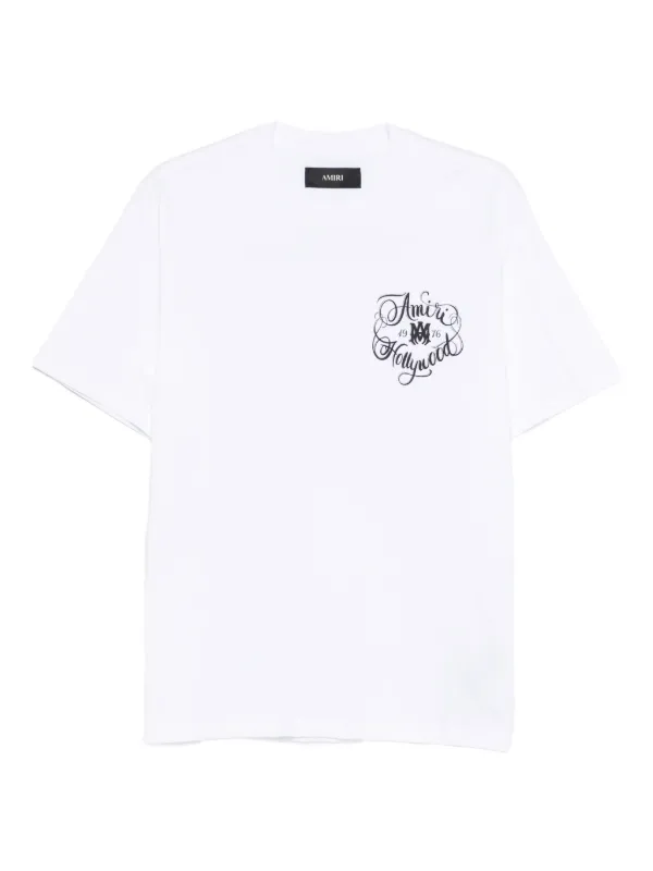 AMIRI Camiseta Hollywood De Algodão | Branco | FARFETCH BR