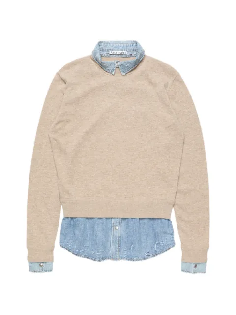 Acne Studios layered wool sweater