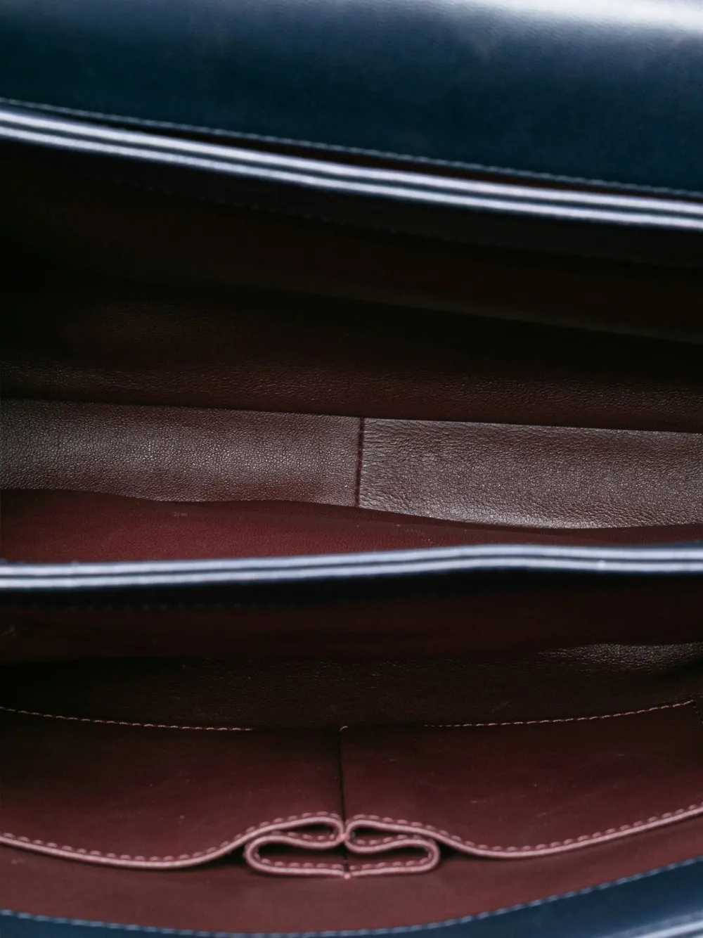 Pre-owned Chanel 2015-2016 Large Lambskin Trendy Cc Top Handle Flap Satchel In Blue