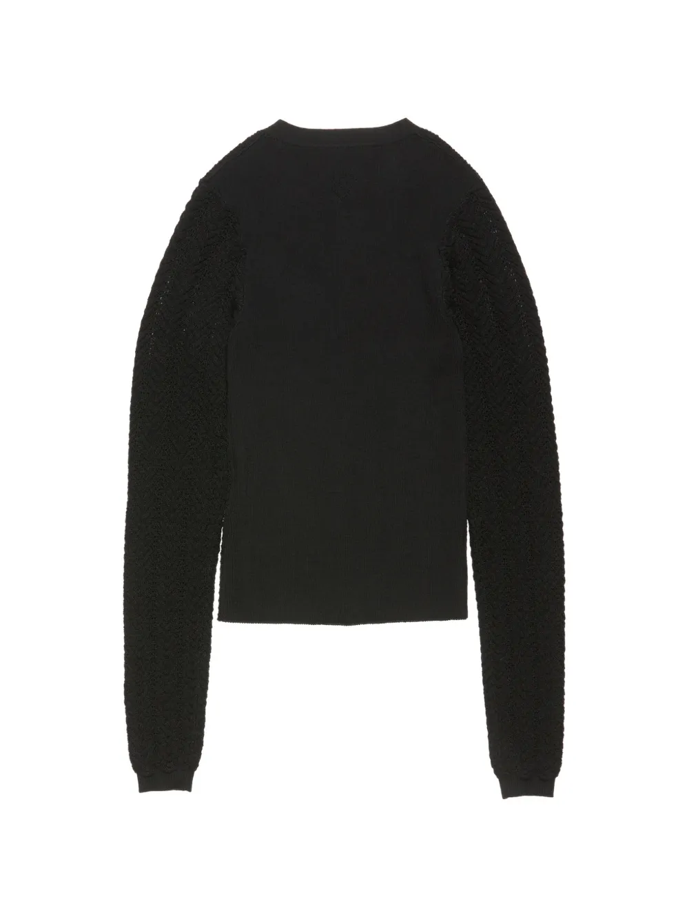 Acne Studios Gebreid vest met knopen Zwart