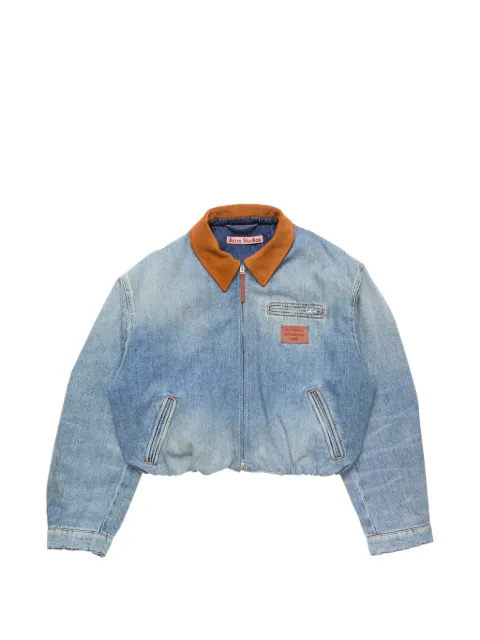 Acne Studios logo-patch bomber jacket