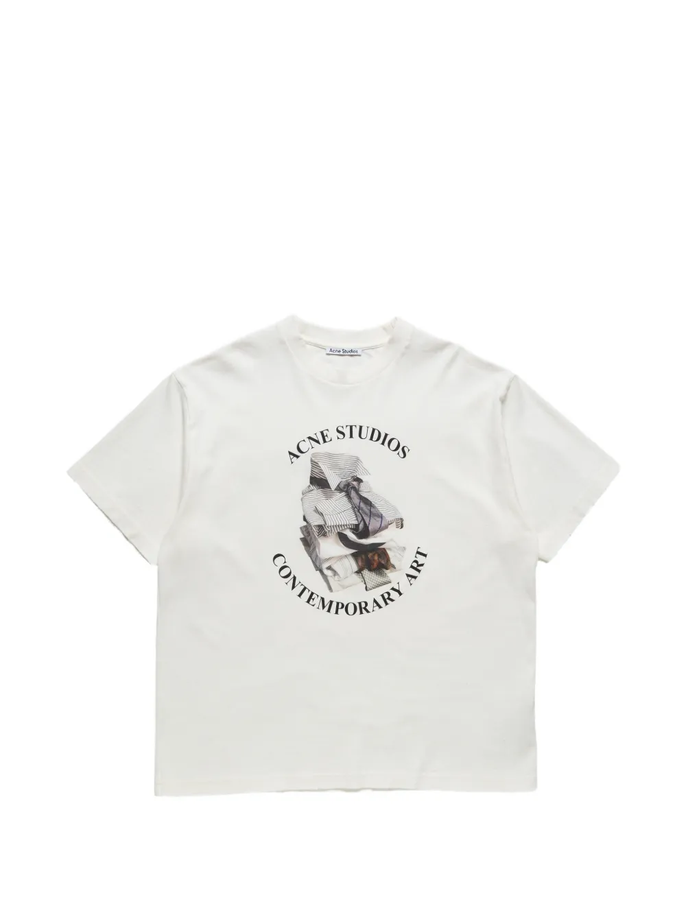Acne Studios printed T-shirt - Toni neutri