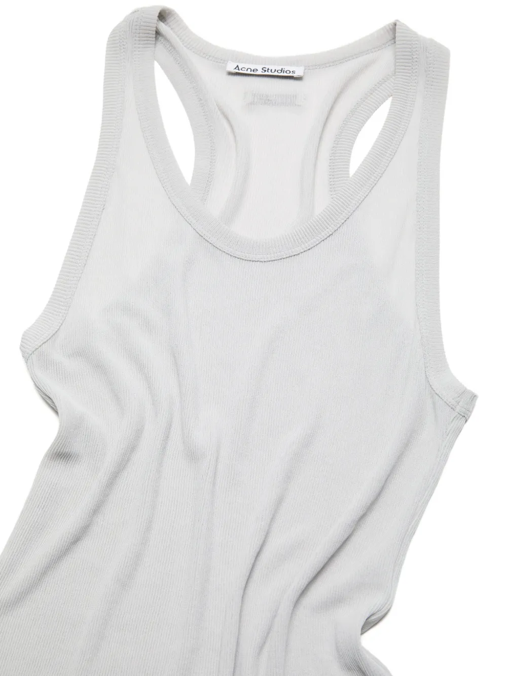 Acne Studios Geribbelde top Grijs