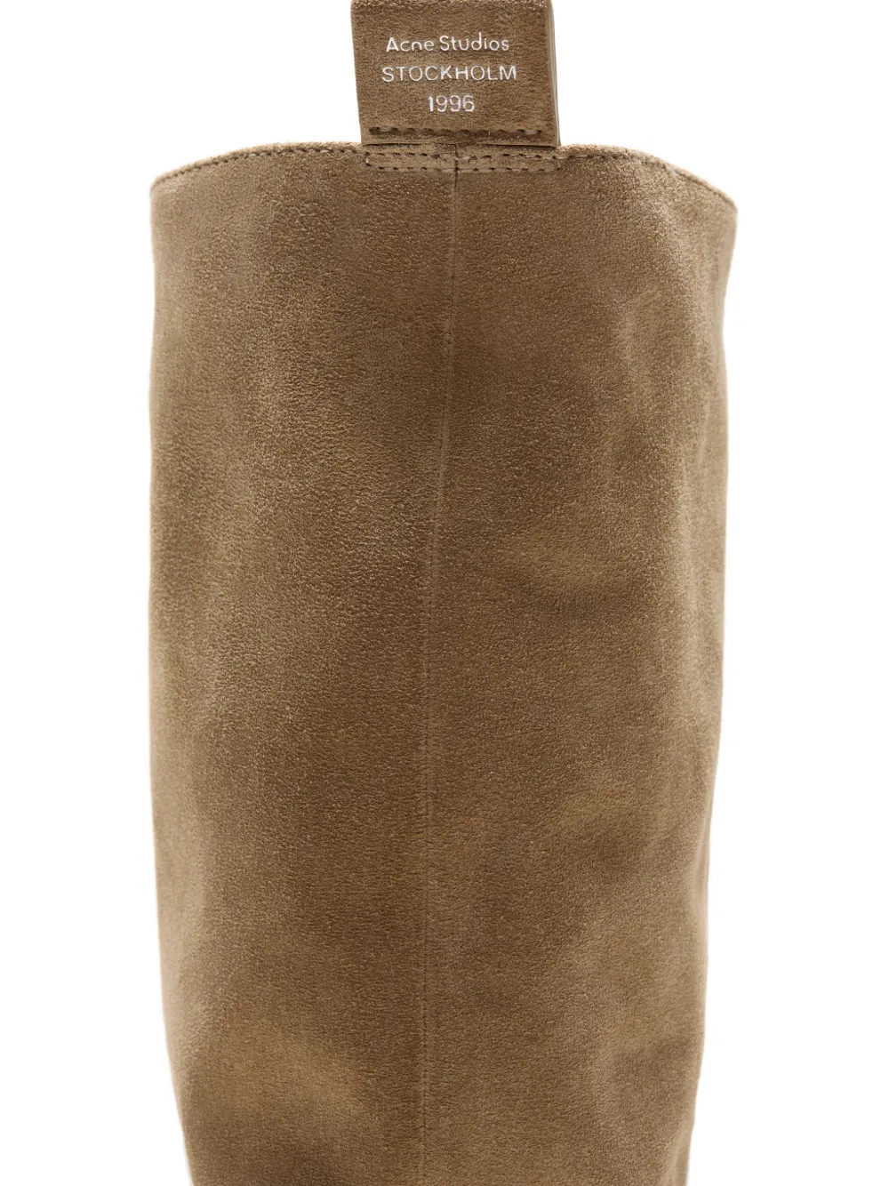 Acne Studios Slouch toe-detail boots Beige