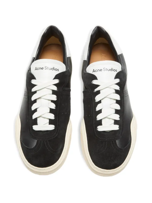 Acne Studios レースアップ スニーカー | ブラック | FARFETCH JP