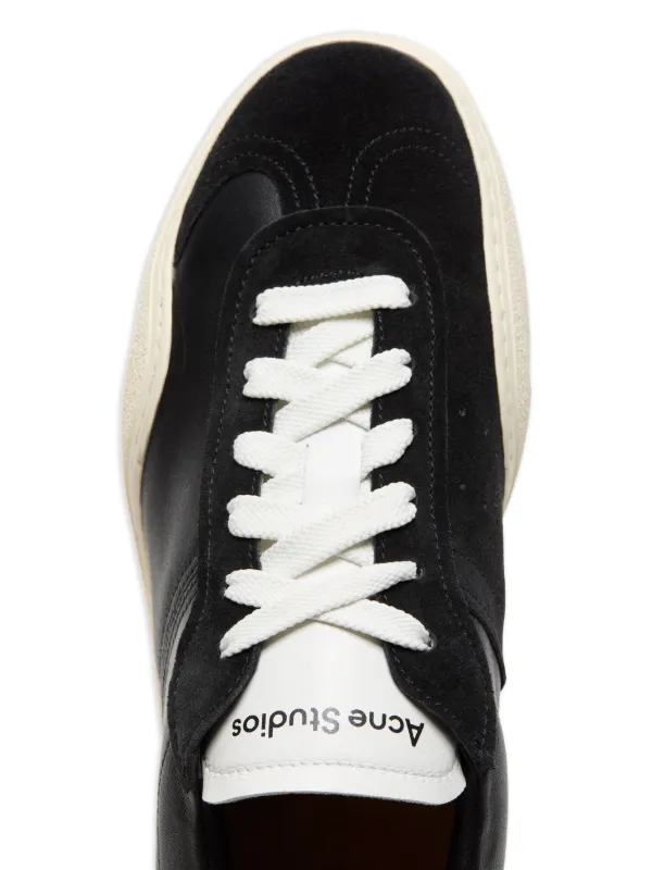 Acne Studios レースアップ スニーカー | ブラック | FARFETCH JP