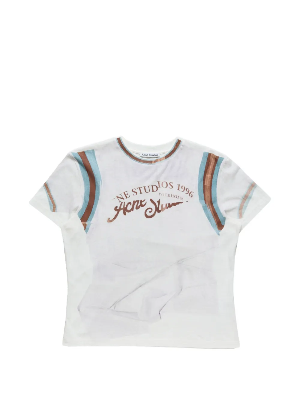 Acne Studios logo-print T-shirt - Bianco