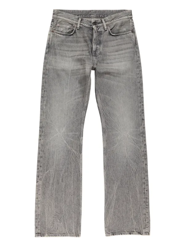 Acne Studios 2010M ダメージ ジーンズ | グレー | FARFETCH JP