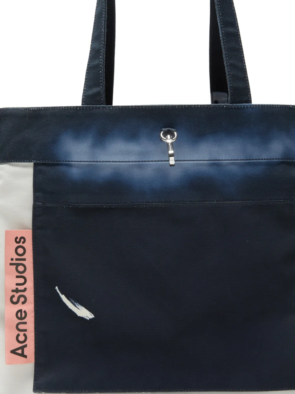 Acne Studios Shopper met print Blauw