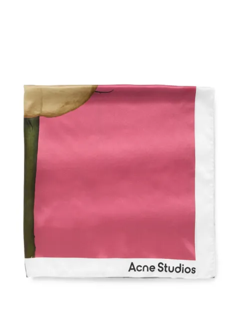 Acne Studios square silk scarf