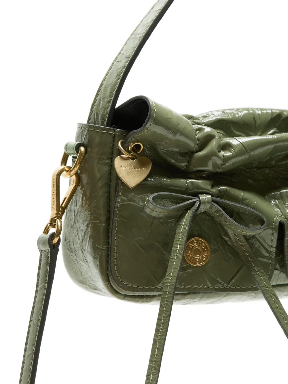 Acne Studios Shopper met strik versiering Groen