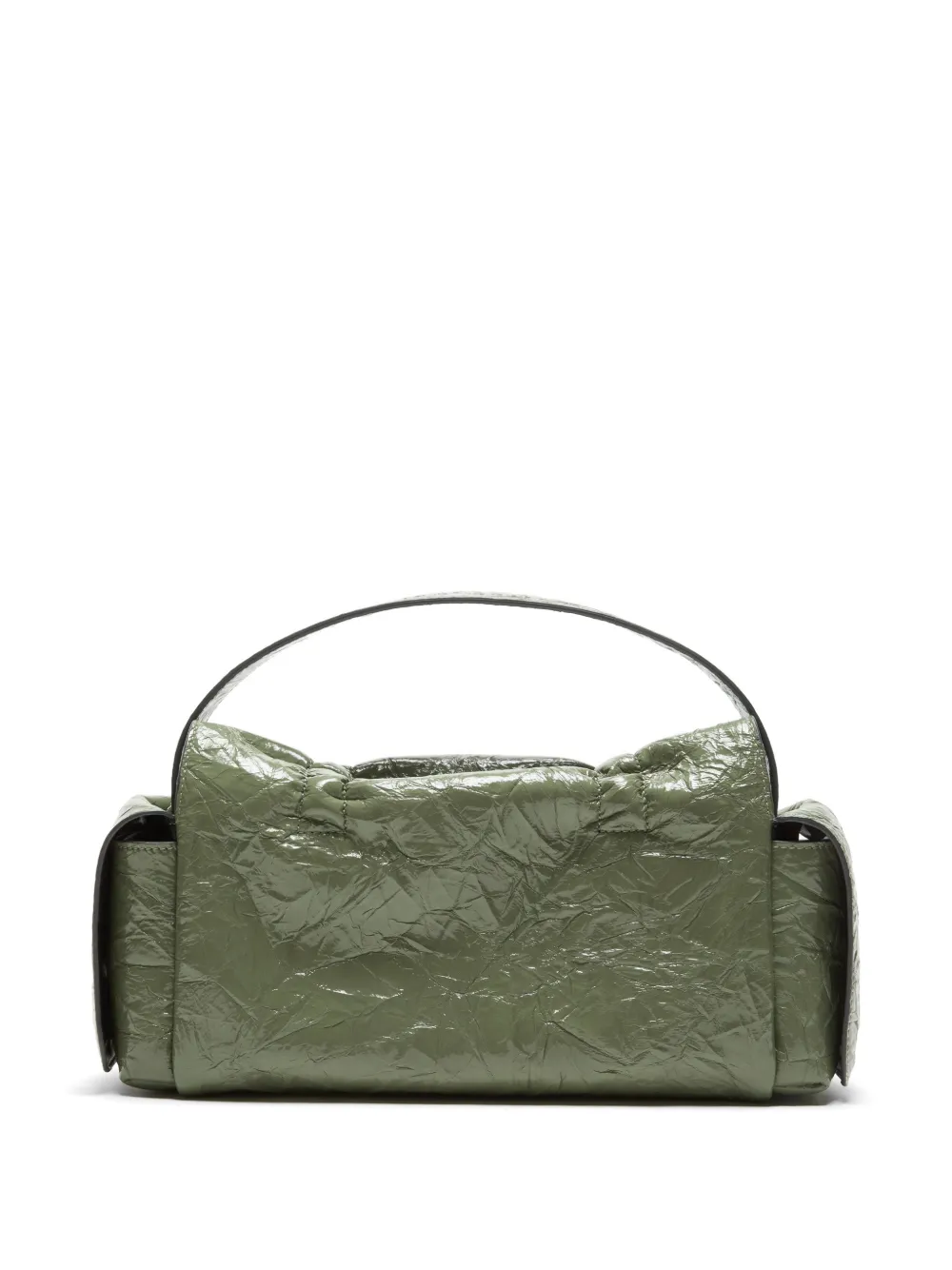  Acne Studios Drawstring Gathered Shoulder Bag - Green 