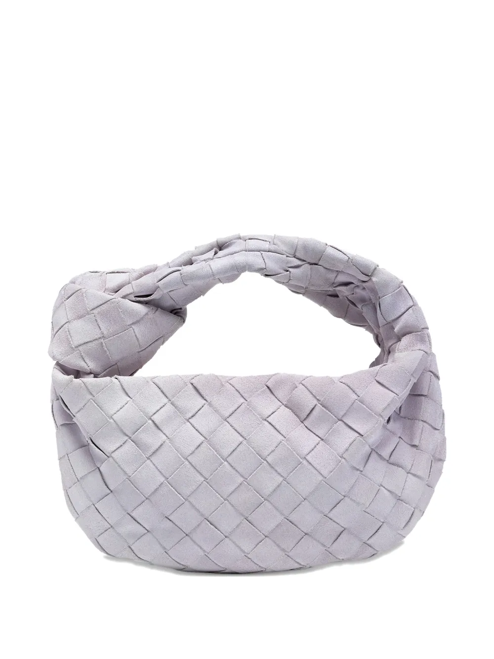 Bottega Veneta Pre-Owned 2012-2025 Mini Suede Intrecciato Jodie hobo bag - Viola