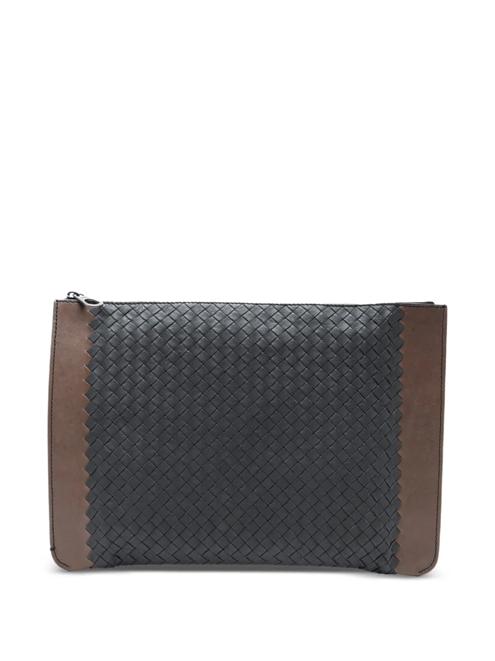 Bottega Veneta Pre-Owned 2012-2025 Bicolor Nappa Intrecciato clutch bag | Blue | Image 1