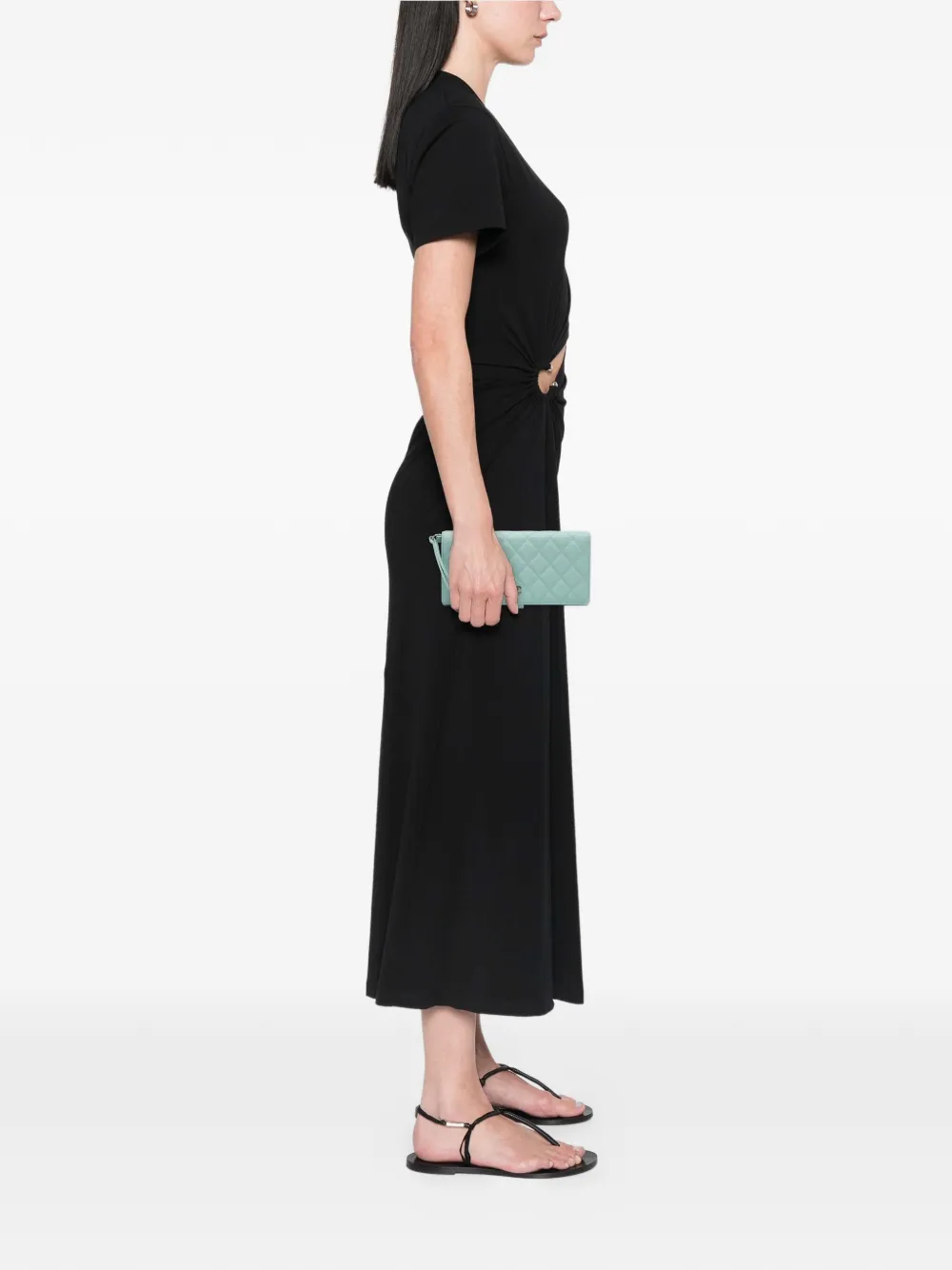 CHANEL Pre-Owned 2019 CC Quilted Caviar Bifold Wallet long wallets | Image 2